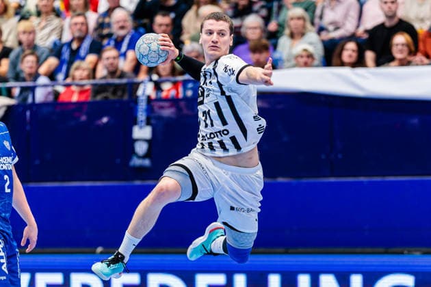 Elias Ellefsen A Skipagotu (THW Kiel, 71) GER, TBV Lemgo Lippe vs. THW Kiel, Handball, 1. Bundesliga, 17. Spieltag, Spielzeit 2025 2026, 14.12.2025 GER, TBV Lemgo Lippe vs. THW Kiel, Handball, 1. Bundesliga, 17. Spieltag, Spielzeit 2025 2026, 14.12.2025 Lemgo Copyright: xEibner-Pressefoto JanxRollingerx EP_JSK