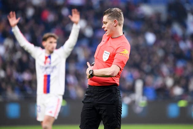 Olympique Lyonnais v Le Havre AC - Ligue 1 McDonald s 2025 2026 Marc BOLLENGIER (ARBITRE) during the Ligue 1 McDonald s match between Lyon and Le Havre at Groupama Stadium on December 14, 2025 in Lyon, France. Lyon France  Copyright: xFEPx 776348232