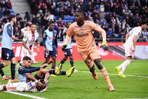 Olympique Lyonnais v Le Havre AC - Ligue 1 McDonald s 2025 2026 99 Mory DIAW (hac) during the Ligue 1 McDonald s match between Lyon and Le Havre at Groupama Stadium on December 14, 2025 in Lyon, France. Lyon France  Copyright: xFEPx 776348232