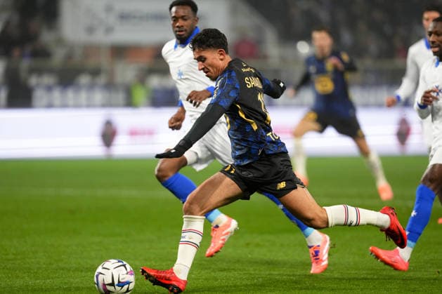 AJ Auxerre v Lille OSC - Ligue 1 McDonald s 2025 2026 11 Osame SAHRAOUI (losc) during the Ligue 1 McDonald s match between Auxerre and Lille at Stade Abbe Deschamps on December 14, 2025 in Auxerre, France. Auxerre France  Copyright: xFEPx 776348229