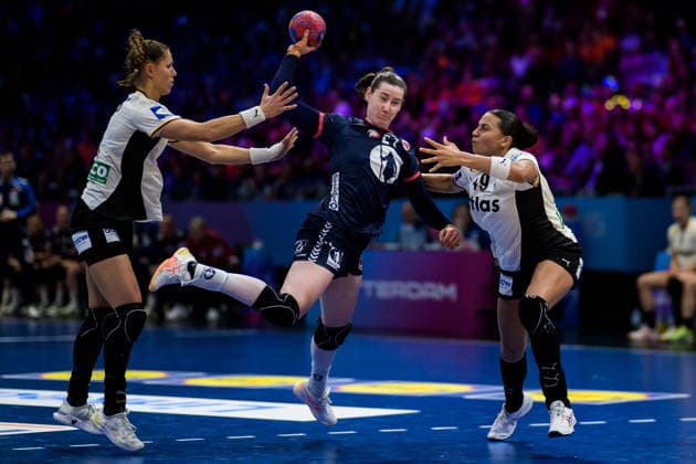 251214 Ingvild Kristiansen Bakkerud of Norway during the IHF Women s World Championship, WM, Weltmeisterschaft final between Germany and Norway on December 14, 2025 in Rotterdam. Photo: Joel Marklund BILDBYRAN kod JM JM0758 bbeng handball handboll handball vm handball-vm handbolls-vm ihf handball world championship world handball championship 2025 world championship 2025 final tyskland norway norge germany dam Copyright: JOELxMARKLUND BB251214JM045