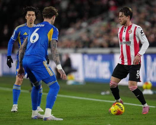 Premier League Brentford v Leeds United during the Premier League match Brentford vs Leeds United at The Gtech Community Stadium, London, United Kingdom, 14th December 2025 (Photo by Harvey Murphy News Images) Copyright: xHarveyxMurphy NewsxImagesx
