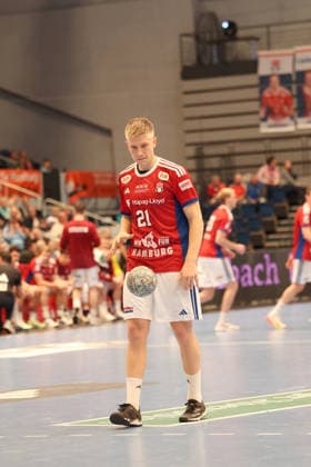 Handball Daikin Handball Bundesliga 2025 2026 - Handball Verein Hamburg vs. GWD Minden Frederik Bo Andersen (Hamburg), Sporthalle Hamburg Hamburg