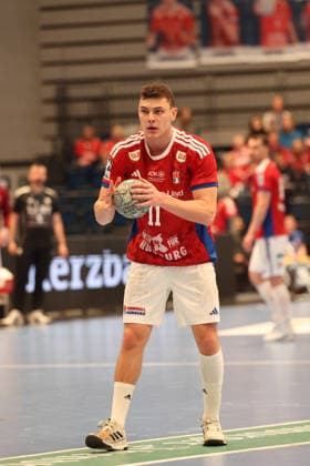 Handball Daikin Handball Bundesliga 2025 2026 - Handball Verein Hamburg vs. GWD Minden Nicolaj Jï¿½rgensen Joergensen (Hamburg), Sporthalle Hamburg Hamburg