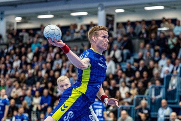 Daikin Handball Bundesliga, VfL Gummersbach - SC Magdeburg, 14.12.2025 Ellidi Vidarsson (VfL Gummersbach, 4), ; Daikin Handball Bundesliga, VfL Gummersbach - SC Magdeburg, 14.12.2025 Copyright: xBEAUTIFULxSPORTS Erlhofx