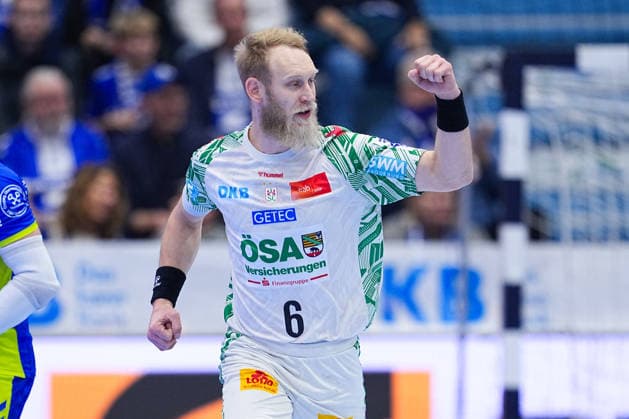 14.12.2025, xydrx, Handball, 1.HBL, VfL Gummersbach - SC Magdeburg, Schwalbe-Arena: Matthias Musche (SC Magdeburg 6) jubelnd Photo: xYannisxDreimannxPressefotoKochx Nordrhein-Westfahlen Deutschland