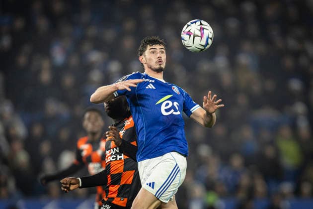 FOOTBALL: Ligue 1 Racing Strasbourg (RCS) vs Lorient. 14 12 2025 Stade de la Meinau. Strasbourg - France Joaquin Panichelli 9 (RCS)  Copyright: xelyxandroxcegarrax
