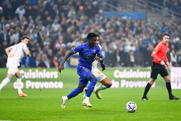 Olympique de Marseille v AS Monaco FC - Ligue 1 McDonald s 2025 2026 15 Lamine CAMARA (asm) during the Ligue 1 McDonald s match between Marseille and Monaco at Stade Velodrome on December 14, 2025 in Marseille, France. Marseille France  Copyright: xFEPx 776348233