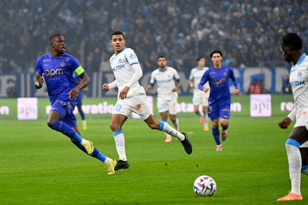 Olympique de Marseille v AS Monaco FC - Ligue 1 McDonald s 2025 2026 06 Denis ZAKARIA (asm) - 10 Mason GREENWOOD (om) during the Ligue 1 McDonald s match between Marseille and Monaco at Stade Velodrome on December 14, 2025 in Marseille, France. Marseille France  Copyright: xFEPx 776348233
