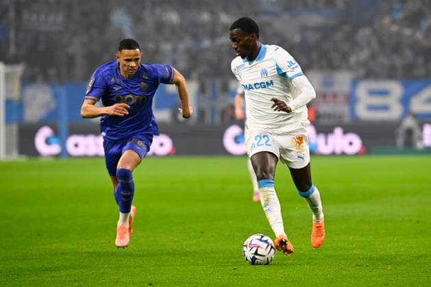 FOOTBALL : Olympique de Marseille VS AS Monaco - Ligue 1 Mc™Donalds - 14 12 2025 Timothy Weah (OM) - Ligue 1 Mc™Donalds match between Olympique de Marseille and AS Monaco on December 14, 2025 at the Orange Velodrome Stadium in Marseille. MarseilleFrance  Copyright: xWilliamxCannarellax