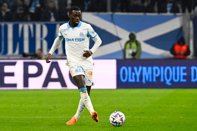 FOOTBALL : Olympique de Marseille VS AS Monaco - Ligue 1 Mc™Donalds - 14 12 2025 Timothy Weah (OM) - Ligue 1 Mc™Donalds match between Olympique de Marseille and AS Monaco on December 14, 2025 at the Orange Velodrome Stadium in Marseille. MarseilleFrance  Copyright: xWilliamxCannarellax