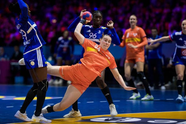 251214 RomÃ e Maarschalkerweerd of Netherlands during the IHF Women s World Championship, WM, Weltmeisterschaft bronze medal match between France and Netherlands on December 14, 2025 in Rotterdam. Photo: Joel Marklund BILDBYRAN kod JM JM0757 bbeng handball handboll handball vm handball-vm handbolls-vm ihf handball world championship world handball championship 2025 world championship 2025 bronsmatch bronze medal game frankrike nederländerna france netherlands dam Copyright: JOELxMARKLUND BB251214JM129