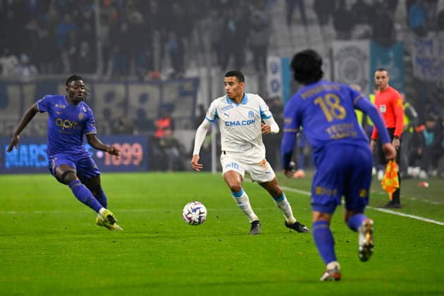 FOOTBALL : Olympique de Marseille VS AS Monaco - Ligue 1 Mc™Donalds - 14 12 2025 Mason Greenwood (OM) - Ligue 1 Mc™Donalds match between Olympique de Marseille and AS Monaco on December 14, 2025 at the Orange Velodrome Stadium in Marseille. MarseilleFrance  Copyright: xWilliamxCannarellax