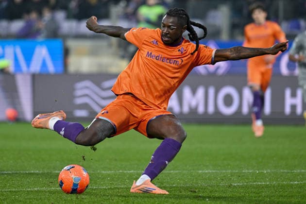foto IPP lisa guglielmi firenze 14-12-2025 campionato di calcio serie a 2025-2026 fiorentina-verona nella foto Moise Kean (Fiorentina) italy photo press world copyright italy ITALY  Copyright: xR4924_italyphotopressx