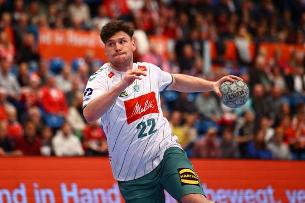 Handball I Herren I Saison 2025 2026 I Bundesliga I 17. Spieltag I HSV Hamburg - GWD Minden I 14.12.2025 Philipp Vorlicek (22, GWD Minden) Hamburg Alsterdorfer Sporthalle Hamburg Deutschland Copyright: xLobeca RalfxHomburgx