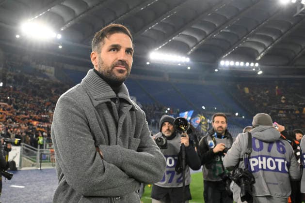 Como™s head coach Cesc Fabregas during the Serie A Enilive soccer match between AS Roma and Como 1907 at the Rome s Olympic stadium, Italy - Monday, December 15, 2025. - Soccer.  Copyright: xFabrizioxCorradetti LaPressex