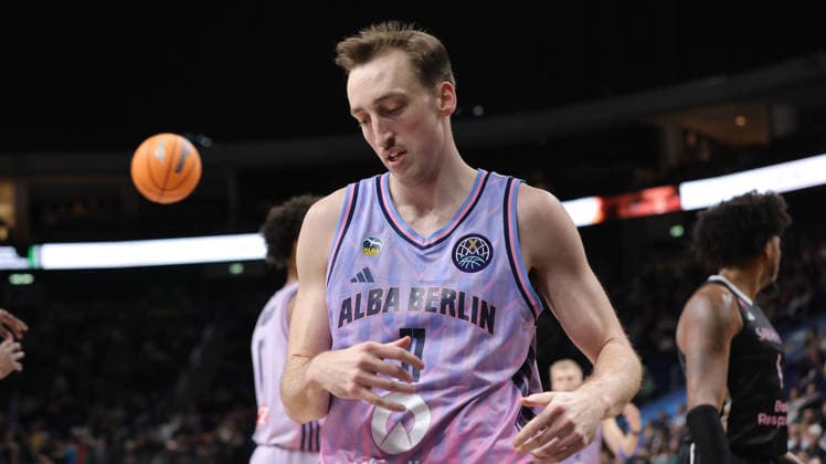 Moses Wood unzufrieden, enttäuscht Enttäuschung Basketball Champions League CL Herren Saison 2025 2026 16.12.2025 ALBA Berlin vs. BC Sabah Baku