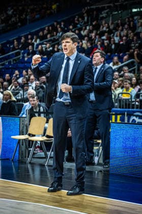 Basketball Berlin 16.12.2025 Saison 2025 2026 Basketball Champions League (BCL) Alba Berlin - Sabah BC Baku Pedro Calles (Alba Berlin, Trainer)