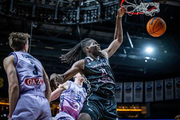 Basketball Berlin 16.12.2025 Saison 2025 2026 Basketball Champions League (BCL) Alba Berlin - Sabah BC Baku Jean-Marc Pansa (Sabah, No.27)