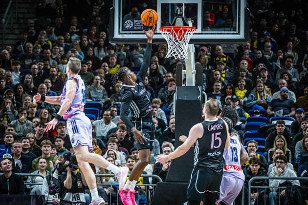 Basketball Berlin 16.12.2025 Saison 2025 2026 Basketball Champions League (BCL) Alba Berlin - Sabah BC Baku Gerry Blakes (Sabah, No.04)