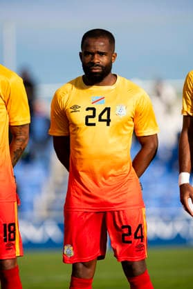 DR CONGO vs ZAMBIA, International Friendly, Länderspiel, Nationalmannschaft match GEDEON KALULU, player for DR Congo, during the match, DR CONGO vs ZAMBIA, international friendly match, AFCON preparation, Pinatar Arena Football Center, San Pedro del Pinatar, Region of Murcia, Spain, December 16, 2025. San Pedro del Pinatar Pinatar Arena Football Center Region de Murcia Spain Copyright: xPascuxMÃ ndezx