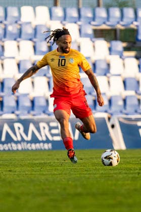 DR CONGO vs ZAMBIA, International Friendly, Länderspiel, Nationalmannschaft match THEO BONGONDA, midfielder for the DR Congo national team, Nationalteam during the match, DR CONGO vs ZAMBIA, international friendly match, AFCON preparation, Pinatar Arena Football Center, San Pedro del Pinatar, Region of Murcia, Spain, December 16, 2025. San Pedro del Pinatar Pinatar Arena Football Center Region de Murcia Spain Copyright: xPascuxMÃ ndezx