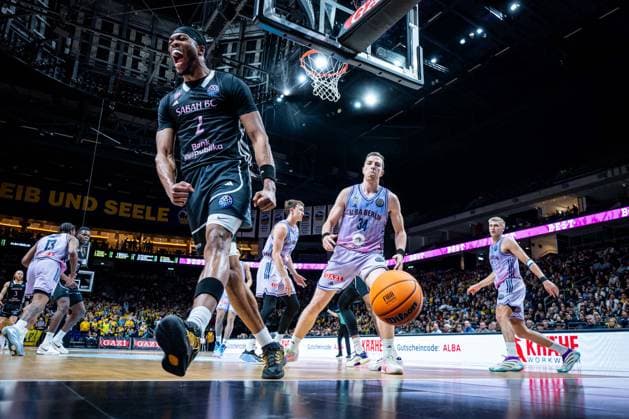 Basketball Berlin 16.12.2025 Saison 2025 2026 Basketball Champions League (BCL) Alba Berlin - Sabah BC Baku Keith Jordan (Sabah, No.02)