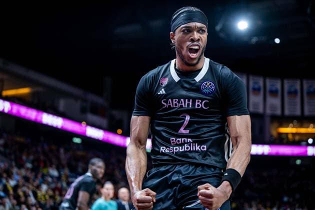 Basketball Berlin 16.12.2025 Saison 2025 2026 Basketball Champions League (BCL) Alba Berlin - Sabah BC Baku Keith Jordan (Sabah, No.02)