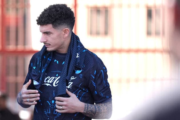 Napoli™s Giovanni Di Lorenzo during the training session in Riyadh , Saudi Arabia - EA Sports FC italian Supercup 2025 2026 Soccer - Wednesday, December 17 , 2025  Copyright: xSpada LaPressex