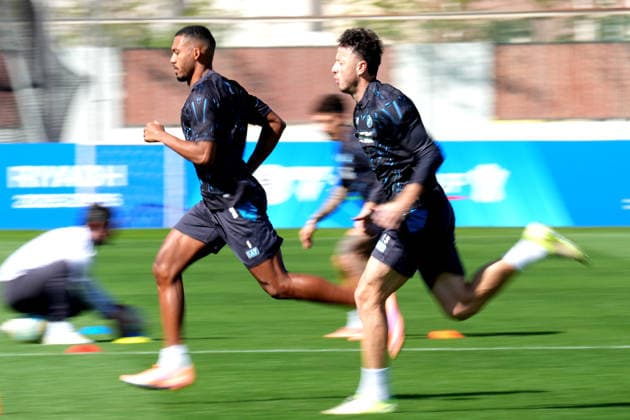 Napoli™s Juan Jesus during the training session in Riyadh , Saudi Arabia - EA Sports FC italian Supercup 2025 2026 Soccer - Wednesday, December 17 , 2025  Copyright: xSpada LaPressex