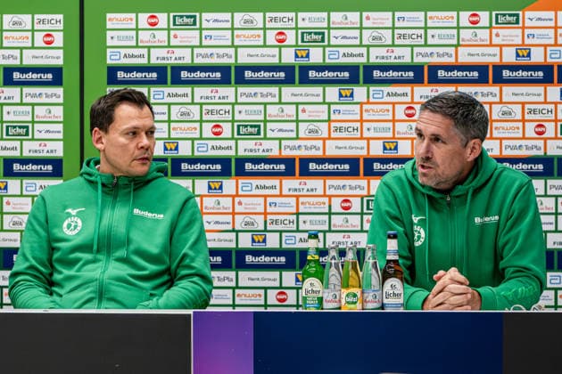 Pressekonferenz HSG Wetzlar, 17.12.25 Arne Wohlfahrt und Björn Seipp (HSG Wetzlar) Pressekonferenz HSG Wetzlar: Wetzlar, 17.12.25 Copyright: xBEAUTIFULxSPORTS Roeczeyx
