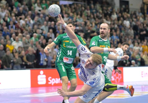 17.12.2025, Lemgos Lukas Hutecek, Handball, DHB-Pokal, SC DHfK Leipzig - TBV Lemgo Lippe, (c) Dresden