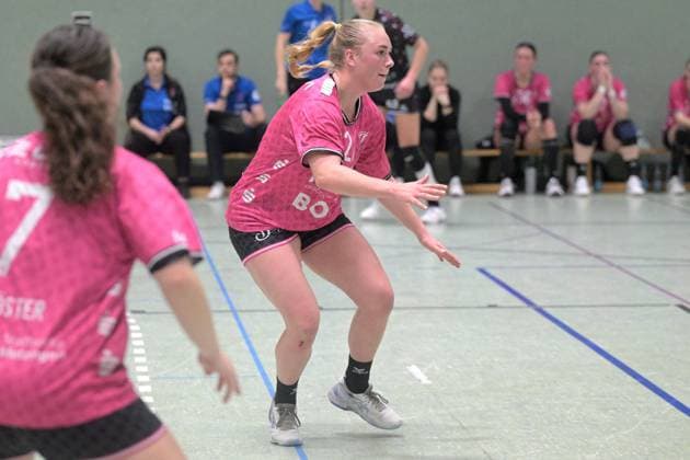 Svenja Demmel (TusSies Metzingen, 21) TusSies Metzingen vs. ATH Strasbourg, Handball, Testspiel, Saison 2025 2026, 17.12.2025 TusSies Metzingen vs. ATH Strasbourg, Handball, Testspiel, Saison 2025 2026, 17.12.2025 Metzingen Copyright: xEibner-Pressefoto TobiasxBaurx EP_TBR