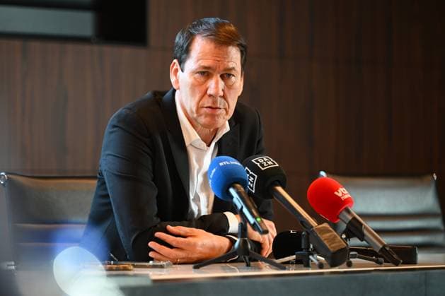 Rudi Garcia Head Coach Belgium national team, Nationalteam TUBIZE, BELGIUM - DECEMBER 18 : Rudi Garcia head coach of the Belgium national team pictured during a press meeting with the invited media representatives ahead of the FIFA World Cup, WM, Weltmeisterschaft, Fussball 2026 at the Belgian National Football Center Base on December 18, 2025 in Tubize, Belgium, 18 12 2025 Tubize Belgium  Copyright: xVincentxKalutx