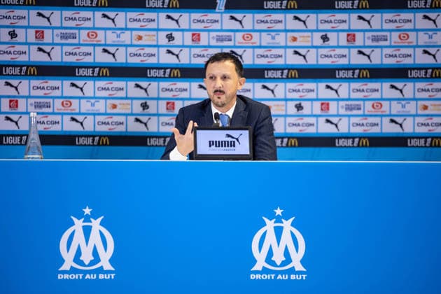 FOOTBALL : Conference de presse Pablo Longoria - Marseille - 18 12 2025 FOOTBALL - 18 12 2025 - ConfÃ rence de presse de mi-saison de LONGORIA pablo, prÃ sident de l OM, Olympique de Marseille MARSEILLEFrance  Copyright: xadrienpittore x