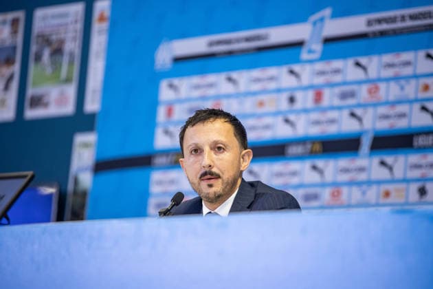 FOOTBALL : Conference de presse Pablo Longoria - Marseille - 18 12 2025 FOOTBALL - 18 12 2025 - ConfÃ rence de presse de mi-saison de LONGORIA pablo, prÃ sident de l OM, Olympique de Marseille MARSEILLEFrance  Copyright: xadrienpittore x