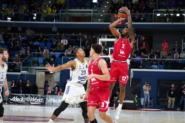 EA7 Emporio Armani Milano vs. Fenerbahce Beko Istanbul, pictured is Armoni Brooks (EA7 Emporio Armani Milano)  Copyright: xSimonexLucarellix xipa-agency.netx xSimonexLucarellix IPA_Agency_IPA69289745