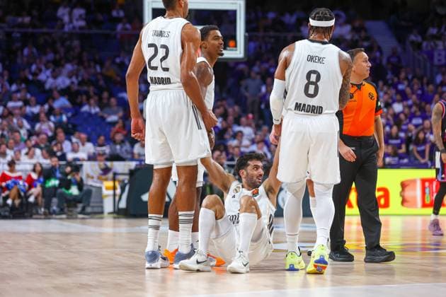 18th December 2025; Movistar Arena; Madrid, Spain; Turkish Airlines Euroleague Basketball; Spain, Real Madrid vs Paris Basketball; Facundo Campazzo (Real Madrid) Euroleague Basketball Real Madrid v Paris Baketball 900 Cordon Press  900 CordonxPress LOF - Euroleague Basketball Real Madrid v Paris Baketball
