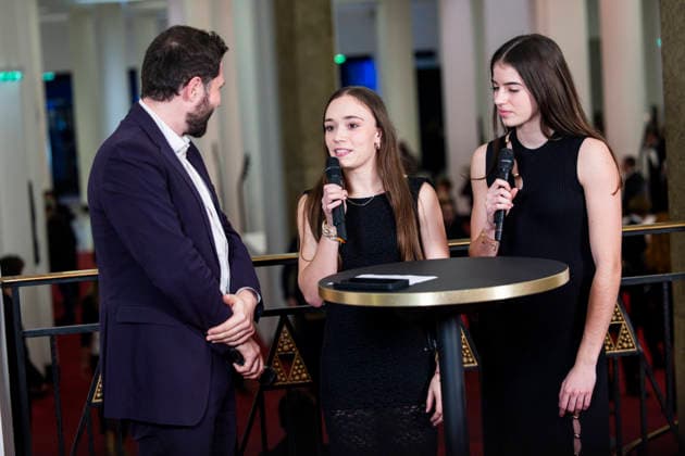 FFSA - LES TROPHEES DU AUTOMOBILE 2025 BILLARD Lisa, JACQUET Jade, portrait during Les TrophÃ es du Sport Automobile 2025 at Salle Pleyel, on December 18, 2025 in Paris, France - ParisFrance  Copyright: xJULIENxDELFOSSEx