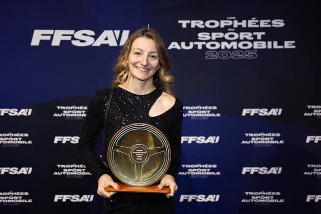 FFSA - LES TROPHEES DU AUTOMOBILE 2025 PIN Doriane, Championne F1 Academy, Volant d Or, portrait during Les TrophÃ es du Sport Automobile 2025 at Salle Pleyel, on December 18, 2025 in Paris, France - ParisFrance  Copyright: xJULIENxDELFOSSEx
