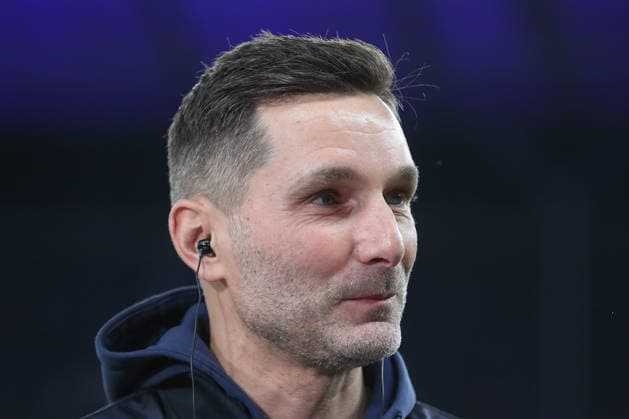 19.12.2025, xtgx, Fussball 2. Bundesliga, Hertha BSC Berlin - Arminia Bielefeld emspor, v.l. Stefan Leitl (Hertha, Trainer) Portrait, Portraet, Einzelbild (DFL DFB REGULATIONS PROHIBIT ANY USE OF PHOTOGRAPHS as IMAGE SEQUENCES and or QUASI-VIDEO) Berlin
