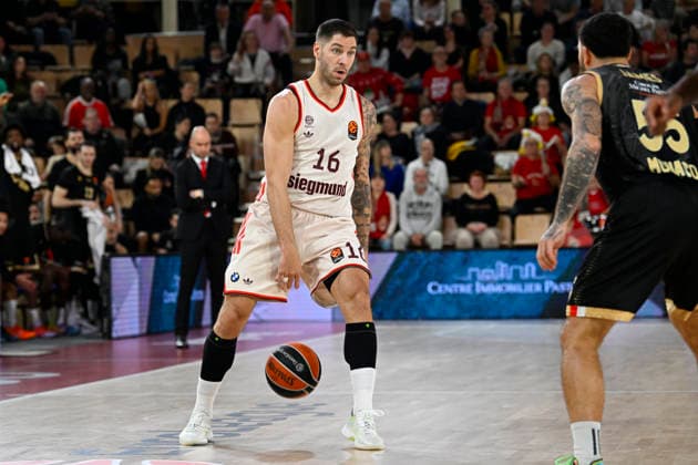 BASKET-BALL : AS Monaco VS FC Bayern Basketball - Turkish Airlines EuroLeague - 19 12 2025 Stefan JoviÄ‡ (FC Bayern) - Turkish Airlines EuroLeague match between AS Monaco and FC Bayern Basketball on December 19, 2025 at the Louis II Stadium in Monaco. MonacoMonaco  Copyright: xWilliamxCannarellax