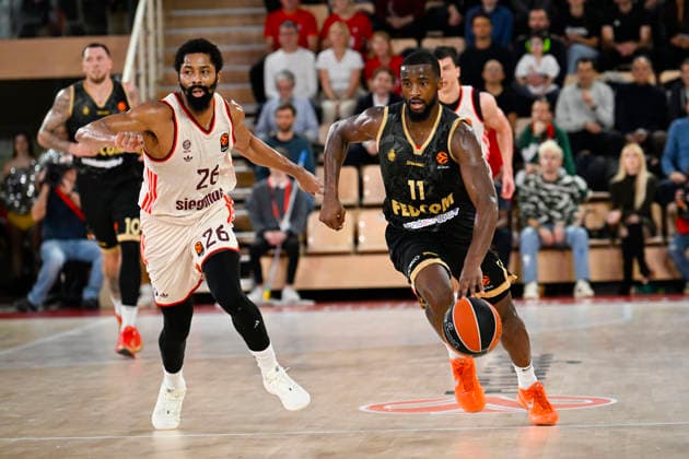 BASKET-BALL : AS Monaco VS FC Bayern Basketball - Turkish Airlines EuroLeague - 19 12 2025 Alpha Diallo (ASM) - Turkish Airlines EuroLeague match between AS Monaco and FC Bayern Basketball on December 19, 2025 at the Louis II Stadium in Monaco. MonacoMonaco  Copyright: xWilliamxCannarellax