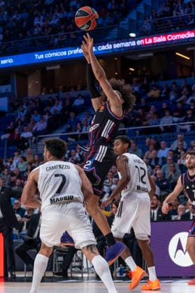 December 19, 2025, Madrid, Madrid, Spain: NADIR HIFI of Paris Basketball during the Turkish Airlines EuroLeague 2025 2026 season game between REAL MADRID Vs of PARIS BASKETBALL at the Movistar Arena on December 18, 2025, in Madrid, Spain. Madrid Spain - ZUMAc312 20251219_zsp_c312_015 Copyright: xOscarxManuelxSanchezx
