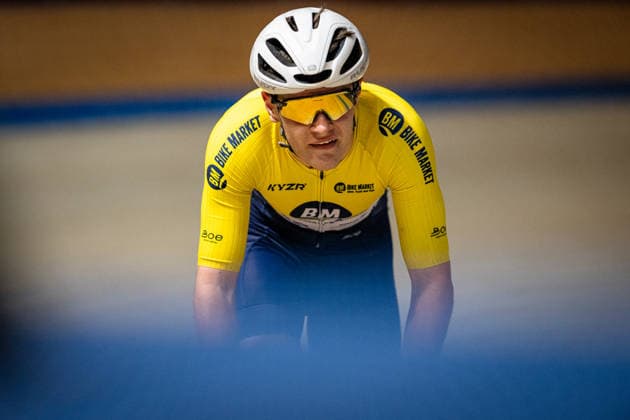 POST Niklas Fabian: DM Omnium 2025 - Frankfurt Oder POST Niklas Fabian ( GER ) SC DHfK Leipzig Querformat - quer - horizontal - Landscape - Event Veranstaltung: DM Omnium 2025 - Deutsche Meisterschaft - Category Kategorie: Cycling - Track cycling, Rad, Radsport, Bahnrad, Bahn National Championship Omnium - Elite Men - Location Ort: Europe Germany - Brandenburg - Märkisch Oderland - Frankfurt Oder - Oderlandhalle - Discipline: Omnium Scratch 1. Race - Distance: 10 km - Date Datum: 19.12.2025 Friday Day 1 -