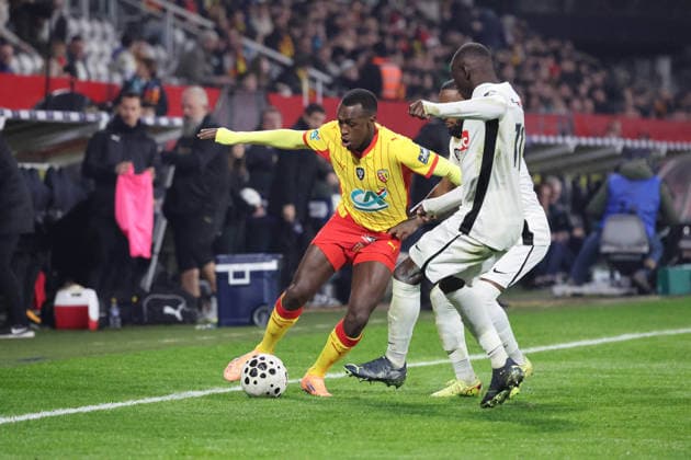 FOOTBALL : RC Lens vs Feignies-Aulnoye - Coupe de France 32e de finale - 19 12 2025 Saud ABDULHAMID (RC Lens) lors du match RC Lens vs Feignies-Aulnoye, Coupe de France 32e de finale, stade Bollaert-Delelis, le 19 dÃ cembre 2025 - photo Laurent Sanson PsnewZ  Copyright: xLaurentxSANSONx xPsnewZx
