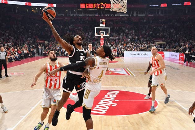 CRVENA ZVEZDA vs VIRTUS BOLOGNA MATTHEW MORGAN basketball Crvena zvezda vs Virtus Bologna, Euroleague, Beogradska arena, Belgrade 19.12.2025 Foto: BASKETBALL, EUROLEAGUE, CRVENA ZVEZDA, RED STAR, VIRTUS BOLOGNA Belgrade Belgrade arena Serbia Copyright: xMarkoxMetlas xMNxPressx