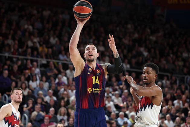 December 19, 2025, Barcelona, Barcelona, Spain: Willy Hernangomez of FC Barcelona, Barca in action during the EuroLeague Regular Season Round 17 match played between FC Barcelona and Baskonia at Palau Blaugrana on December 19, 2025 in Barcelona, Spain. Barcelona Spain - ZUMAa181 20251219_zaa_a181_111 Copyright: xJavierxBorregox