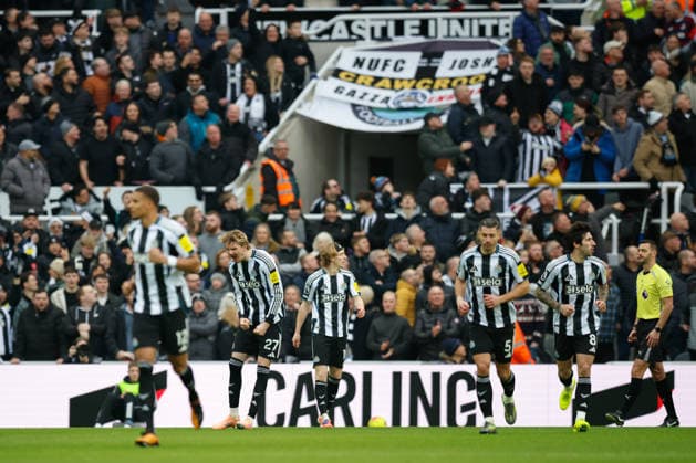 Newcastle United v Chelsea Premier League 20 12 2025. Nick Woltemade of Newcastle United scores his sides first goal of the match in the 4th min 1-0 during the Premier League match between Newcastle United and Chelsea at St. James s Park, Newcastle, England on 20 December 2025. Newcastle St. James s Park Tyne and Wear England Editorial use only DataCo restrictions apply See www.football-dataco.com , Copyright: xCraigxCowanx PSI-23444-0045
