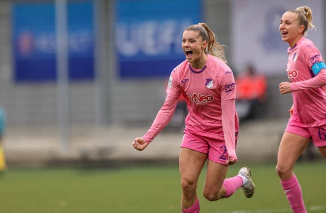 GER, Hoffenheim, TSG Hoffenheim vs Carl Zeiss Jena, Google Pixel Frauen Bundesliga, Fussball, DFB, Spielzeit 2025 2026, Dietmar-Hopp-Stadion, 14. Spieltag im Bild: Selina Cerci (TSG 1899 Hoffenheim Frauen 29), Tor, Jubel und Freude, Emotionen DFB DFL REGULATIONS PROHIBIT ANY USE OF PHOTOGRAPHS AS IMAGE SEQUENCES AND OR QUASI-VIDEO, 20.12.2025 Copyright: HMBxMedia HendrikxHamelau